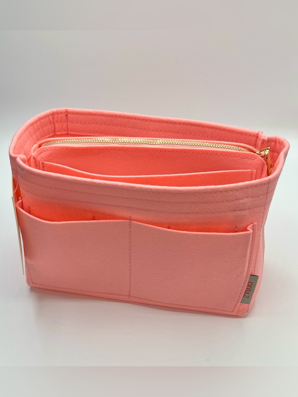 Felt Bag Organizer Insert in  Coral Pink by ZTUJO - NWT